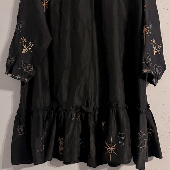 100% SILK Johnny Was  mini dress   Dry Clean Only NWT - Picture 7 of 10